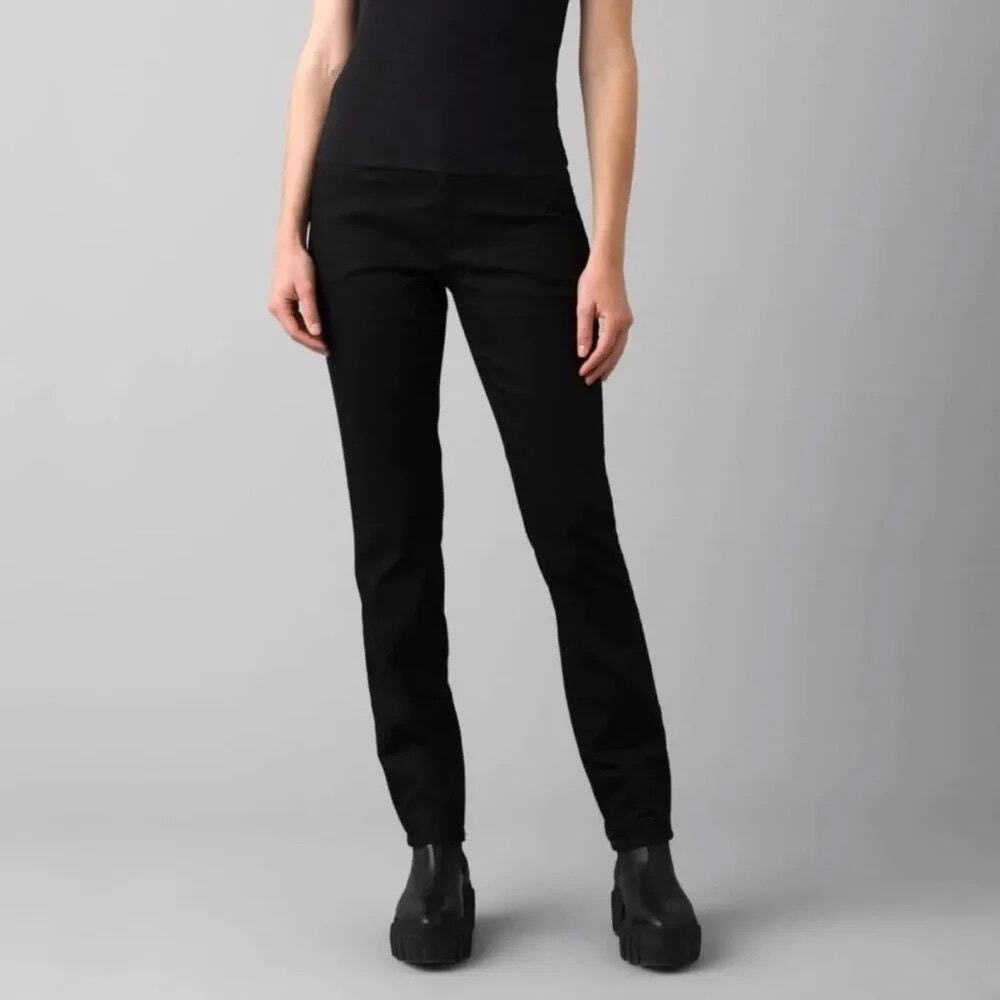 NEW prAna Kayla Skinny Jean 26 Short 2P Black Out Mid-Rise